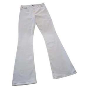 NWT J.Crew White TALL Skinny‎ Flare Jeans High Rise 99% Cotton Denim 29x36T $158
